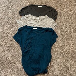 Women's Casual Tops - Black, Gray, and Blue